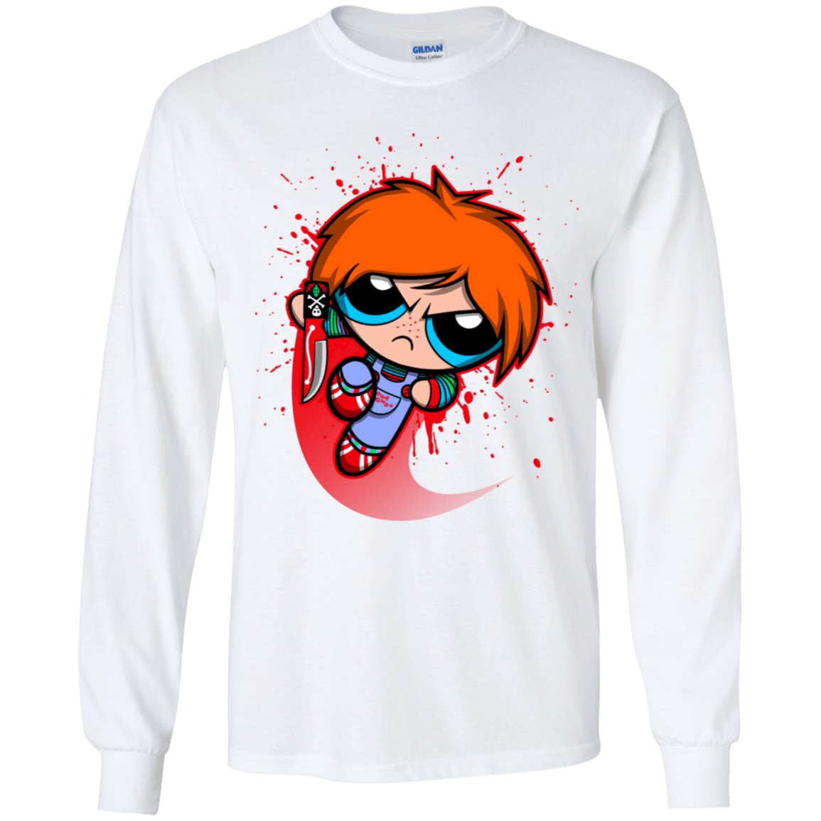 T-Shirts White / YS Powerchuck Toy Youth Long Sleeve T-Shirt