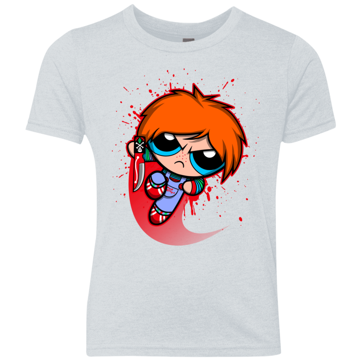T-Shirts Heather White / YXS Powerchuck Toy Youth Triblend T-Shirt