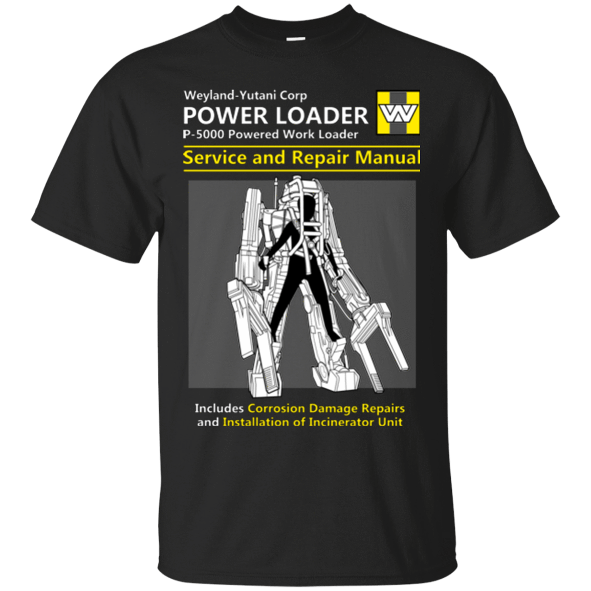 T-Shirts Black / Small POWERLOADER SERVICE AND REPAIR MANUAL T-Shirt