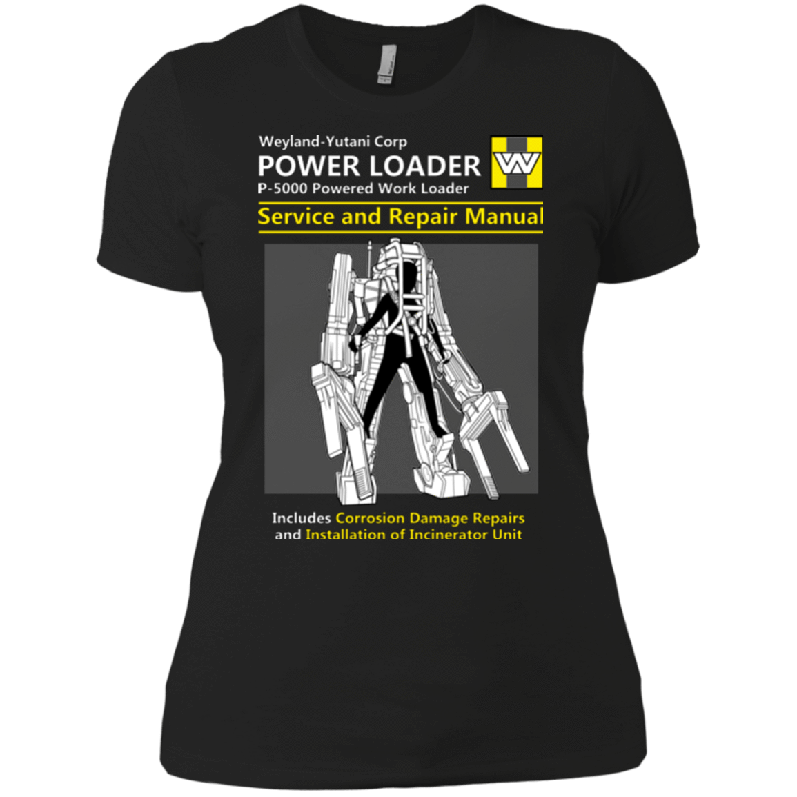 T-Shirts Black / X-Small POWERLOADER SERVICE AND REPAIR MANUAL Women's Premium T-Shirt