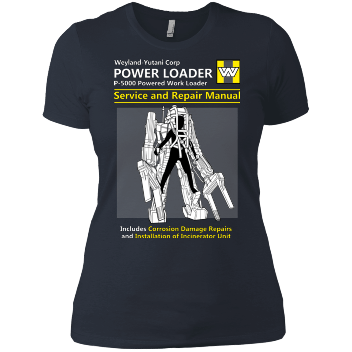 T-Shirts Indigo / X-Small POWERLOADER SERVICE AND REPAIR MANUAL Women's Premium T-Shirt