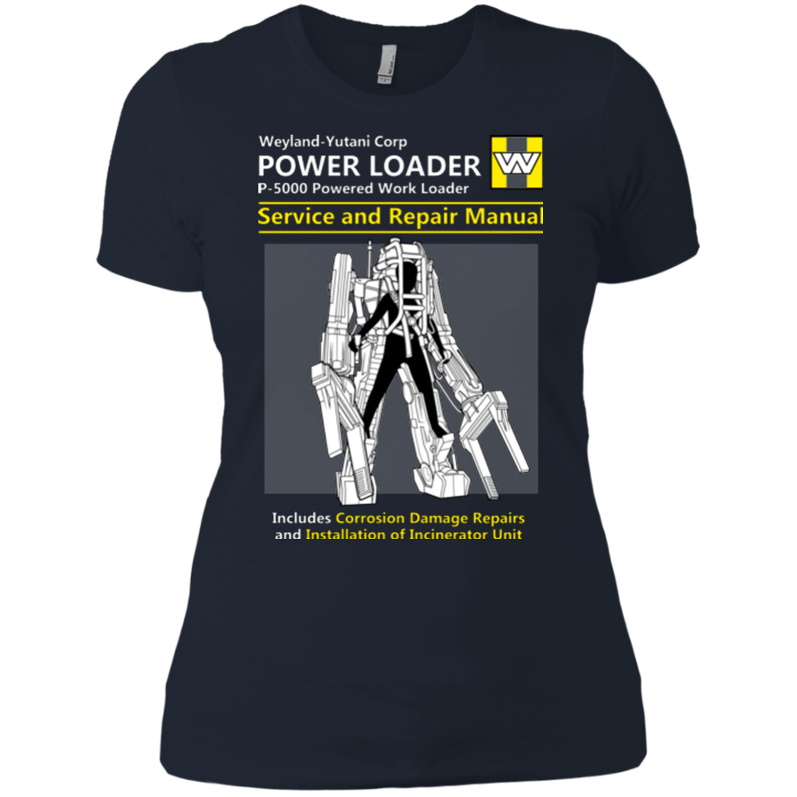 T-Shirts Midnight Navy / X-Small POWERLOADER SERVICE AND REPAIR MANUAL Women's Premium T-Shirt
