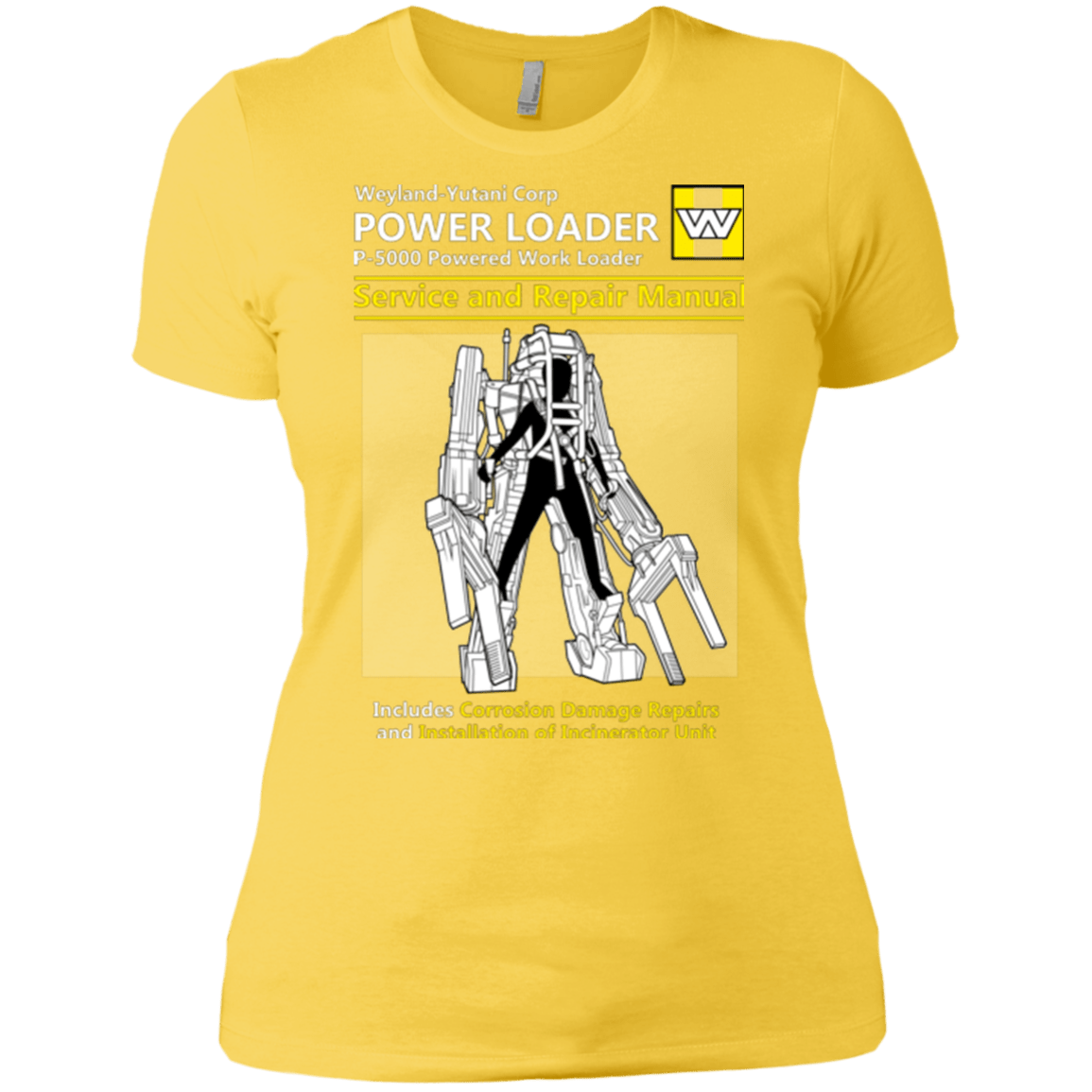 T-Shirts Vibrant Yellow / X-Small POWERLOADER SERVICE AND REPAIR MANUAL Women's Premium T-Shirt
