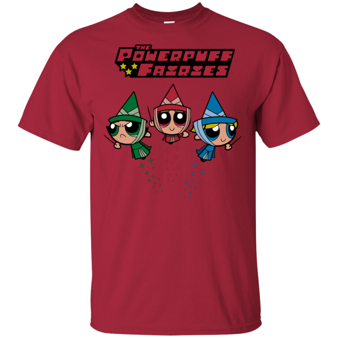 T-Shirts Cardinal / S Powerpuff Fairies T-Shirt