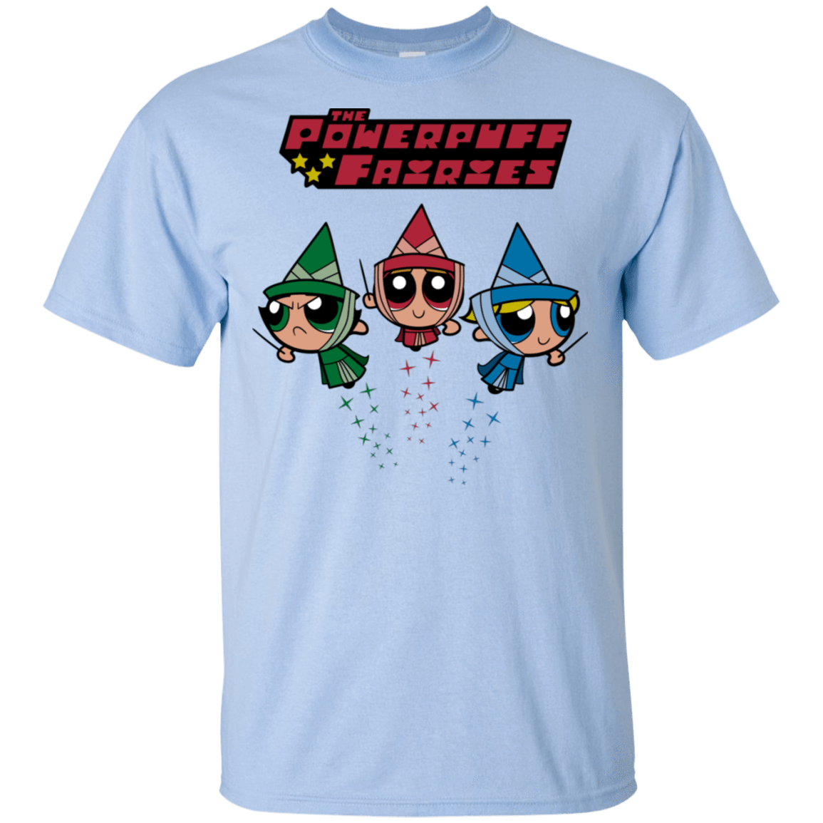 T-Shirts Light Blue / S Powerpuff Fairies T-Shirt