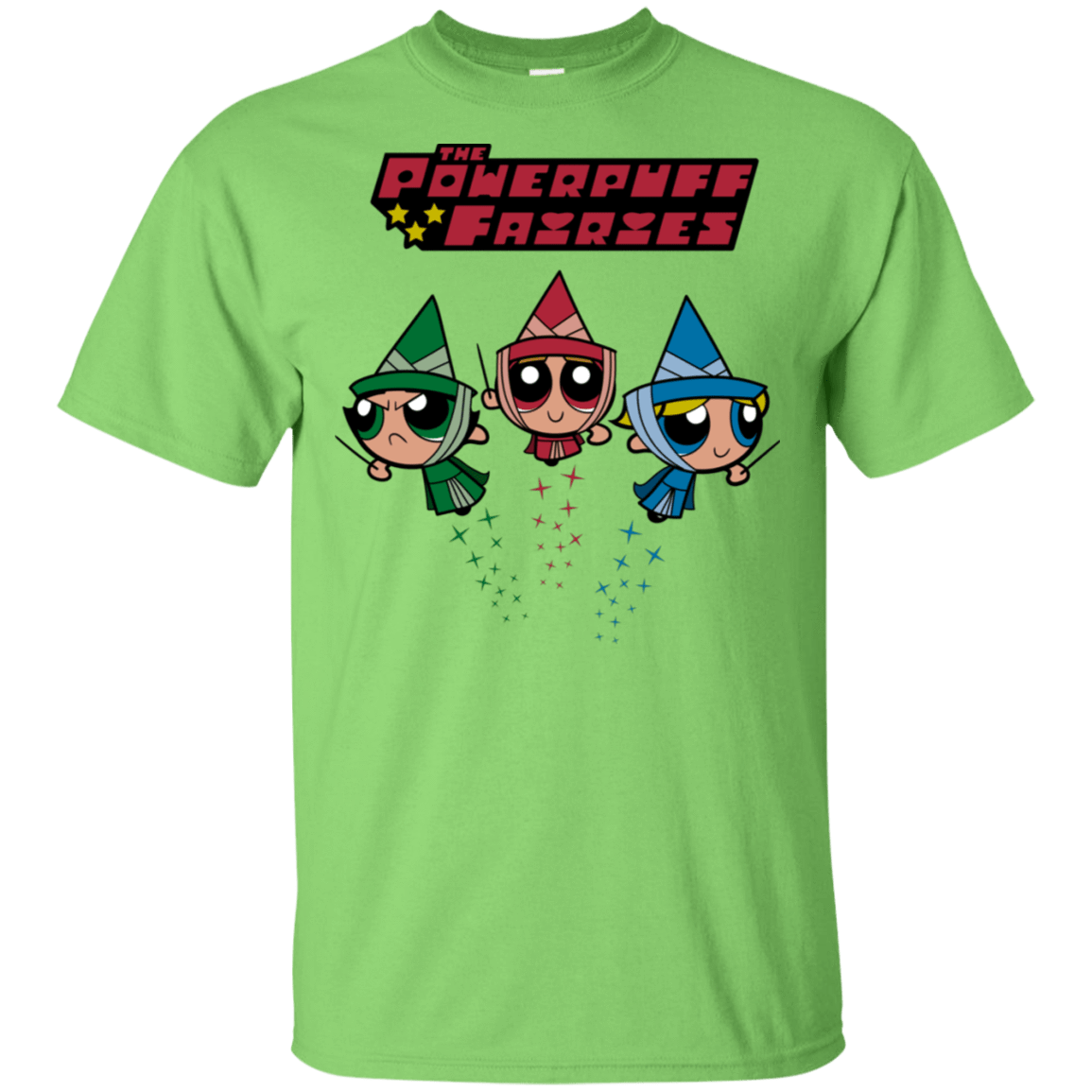 T-Shirts Lime / S Powerpuff Fairies T-Shirt