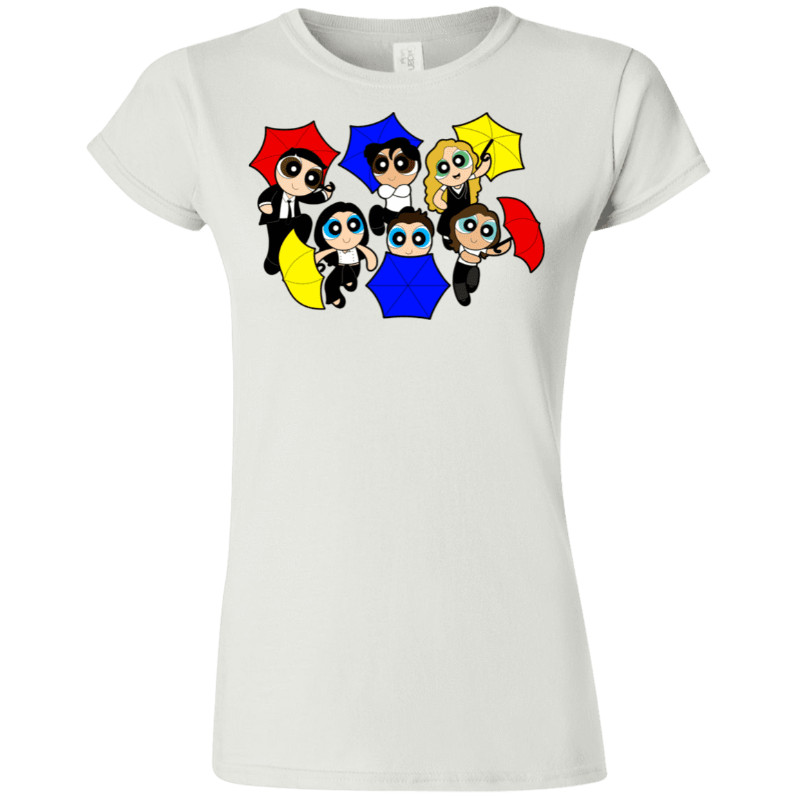 T-Shirts White / S Powerpuff Friends Junior Slimmer-Fit T-Shirt
