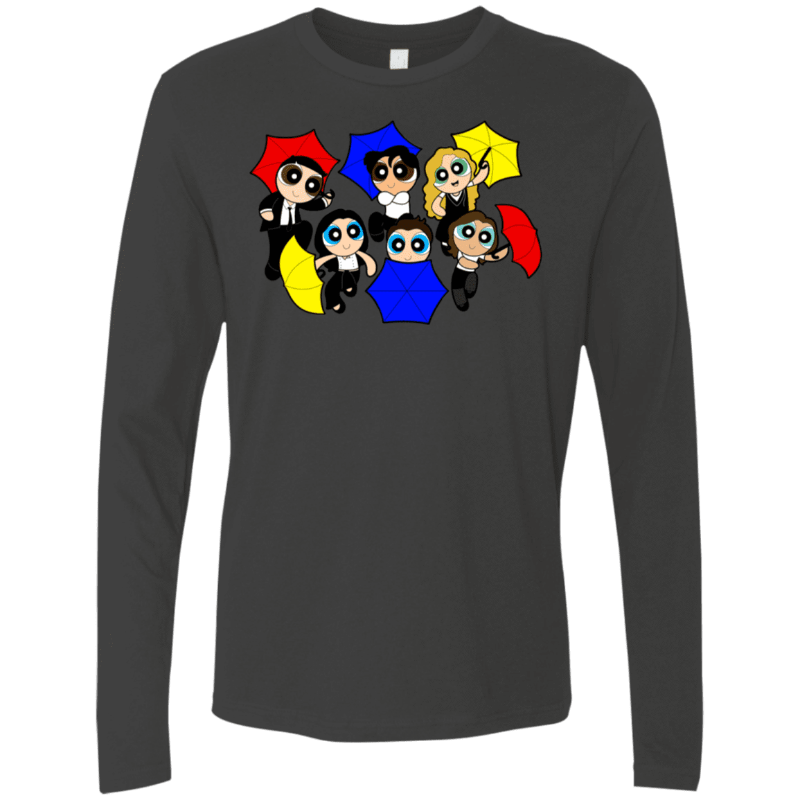 T-Shirts Heavy Metal / S Powerpuff Friends Men's Premium Long Sleeve