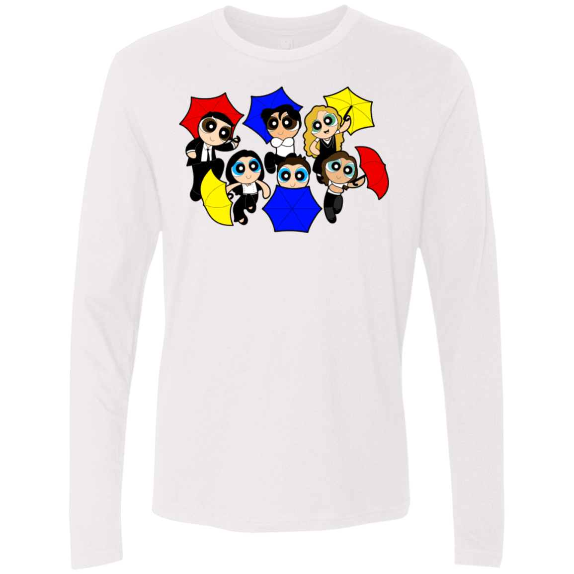 T-Shirts White / S Powerpuff Friends Men's Premium Long Sleeve