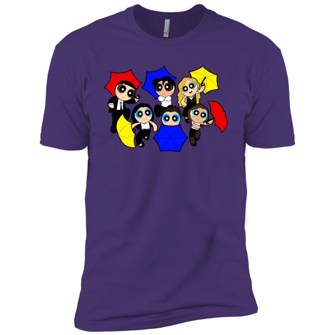 T-Shirts Purple Rush/ / X-Small Powerpuff Friends Men's Premium T-Shirt