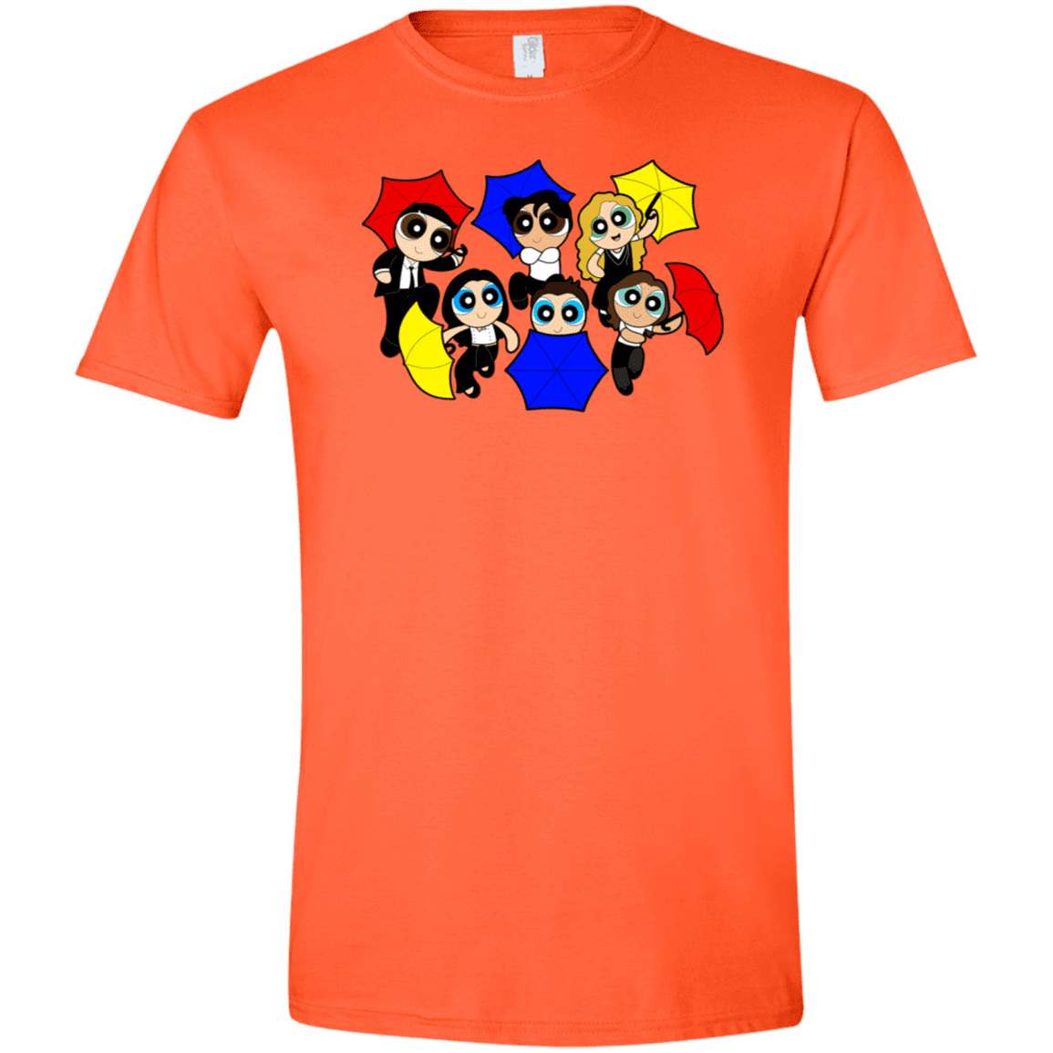 T-Shirts Orange / S Powerpuff Friends Men's Semi-Fitted Softstyle
