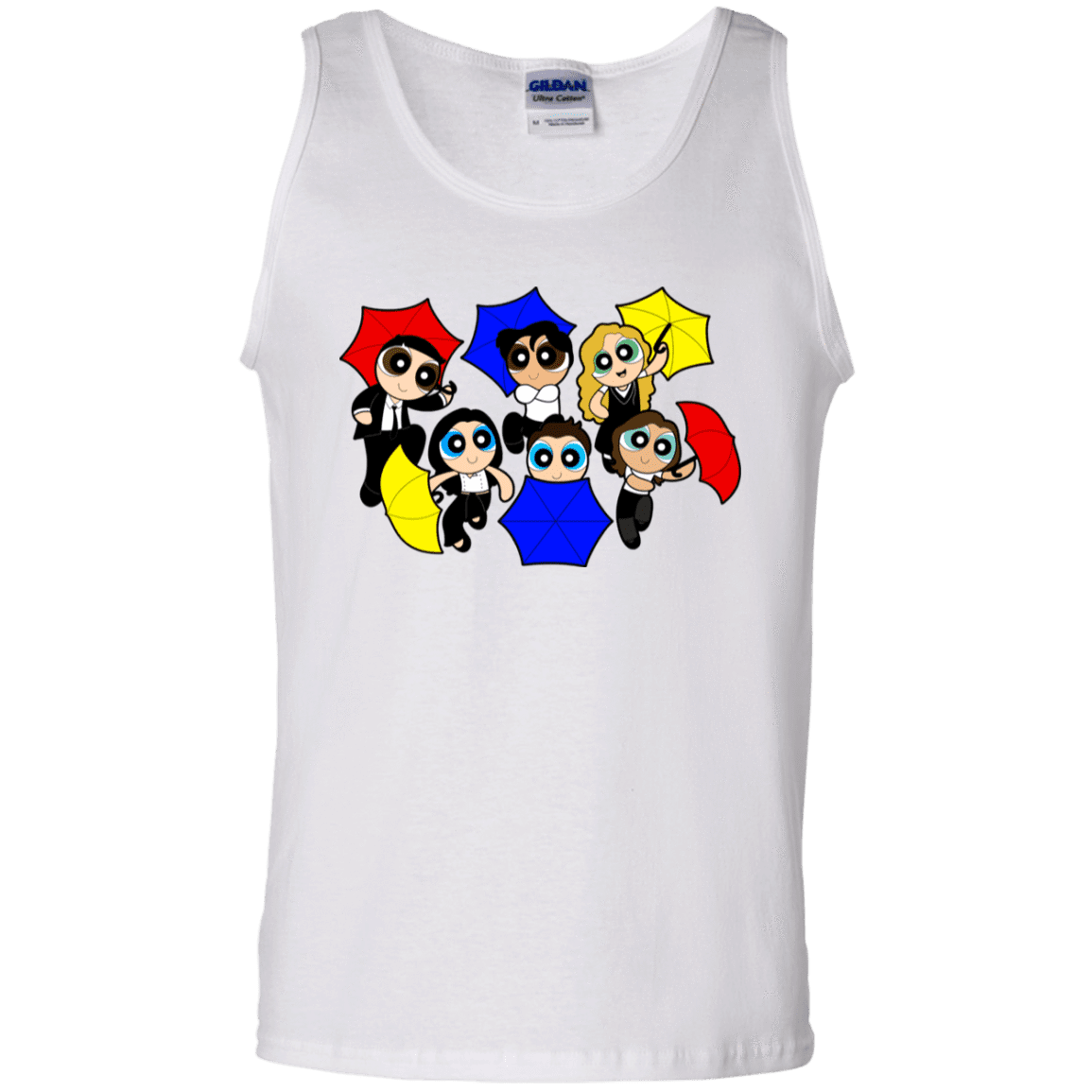 T-Shirts White / S Powerpuff Friends Men's Tank Top