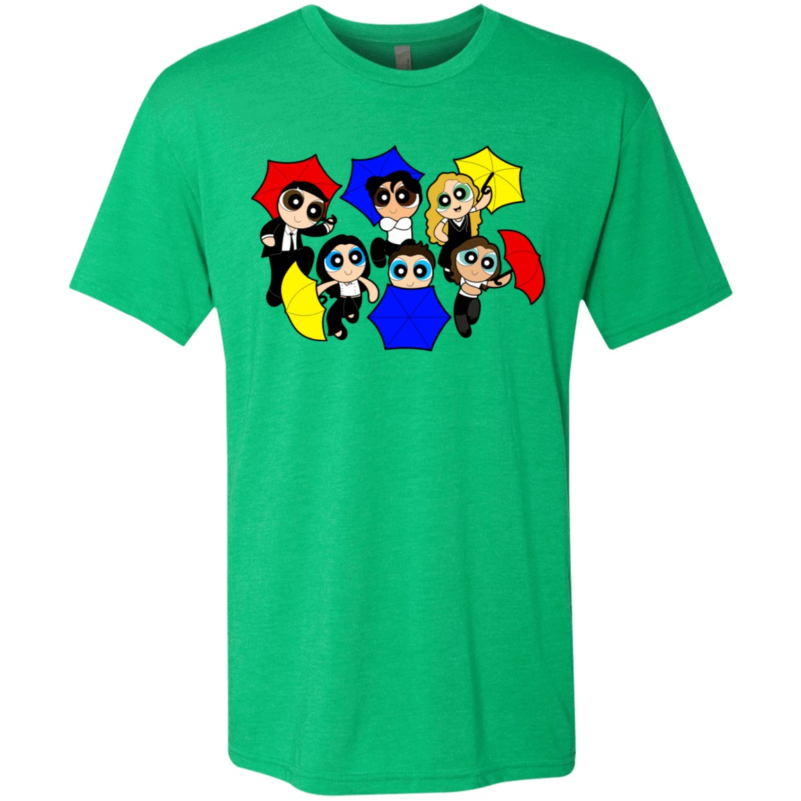 T-Shirts Envy / S Powerpuff Friends Men's Triblend T-Shirt