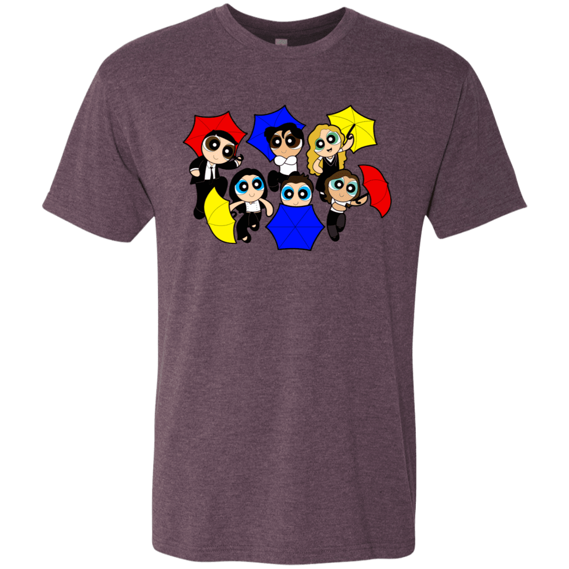 T-Shirts Vintage Purple / S Powerpuff Friends Men's Triblend T-Shirt
