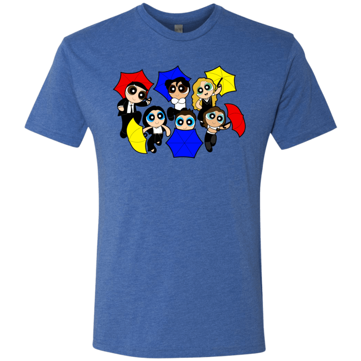 T-Shirts Vintage Royal / S Powerpuff Friends Men's Triblend T-Shirt