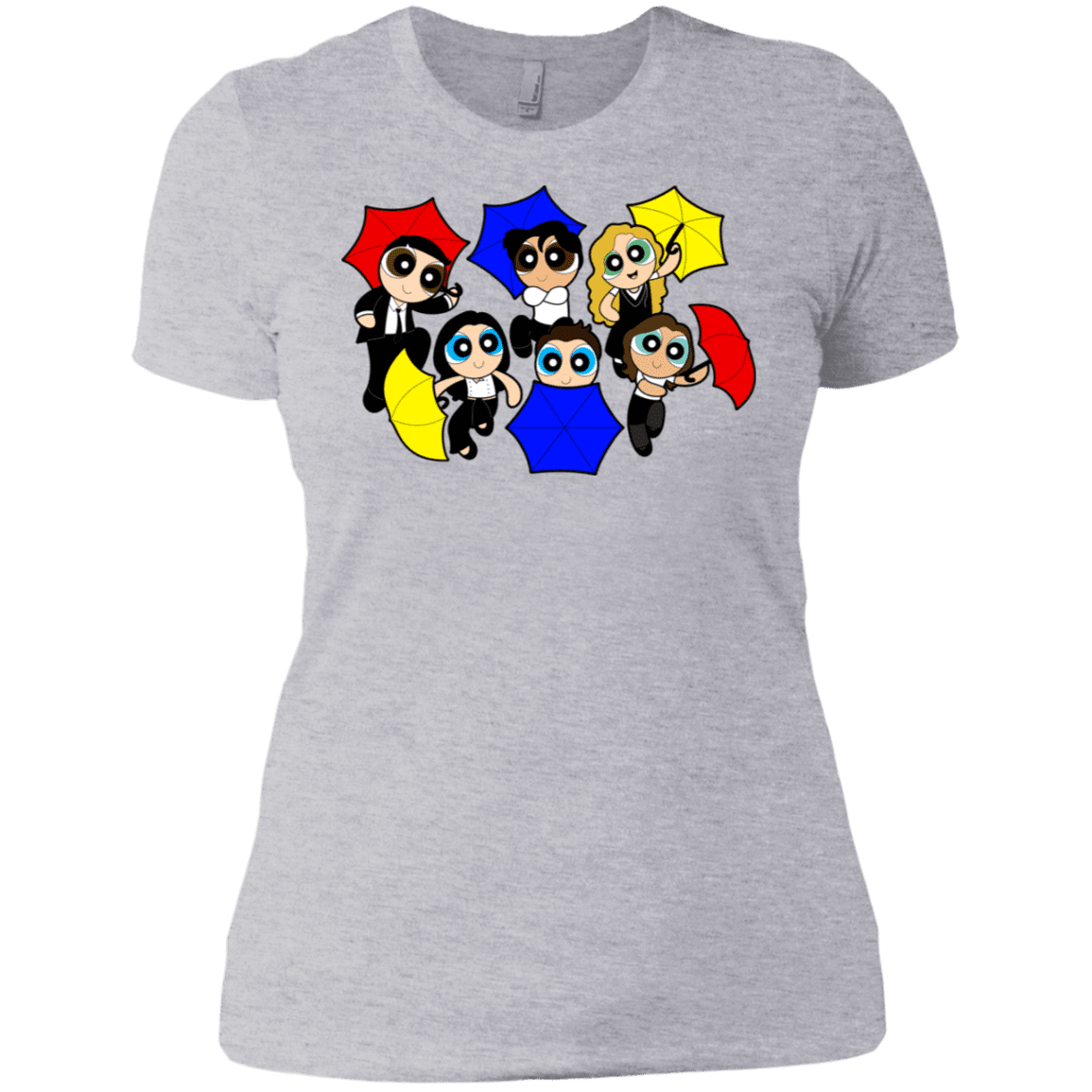 T-Shirts Heather Grey / X-Small Powerpuff Friends Women's Premium T-Shirt