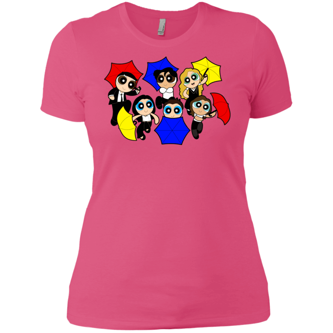 T-Shirts Hot Pink / X-Small Powerpuff Friends Women's Premium T-Shirt