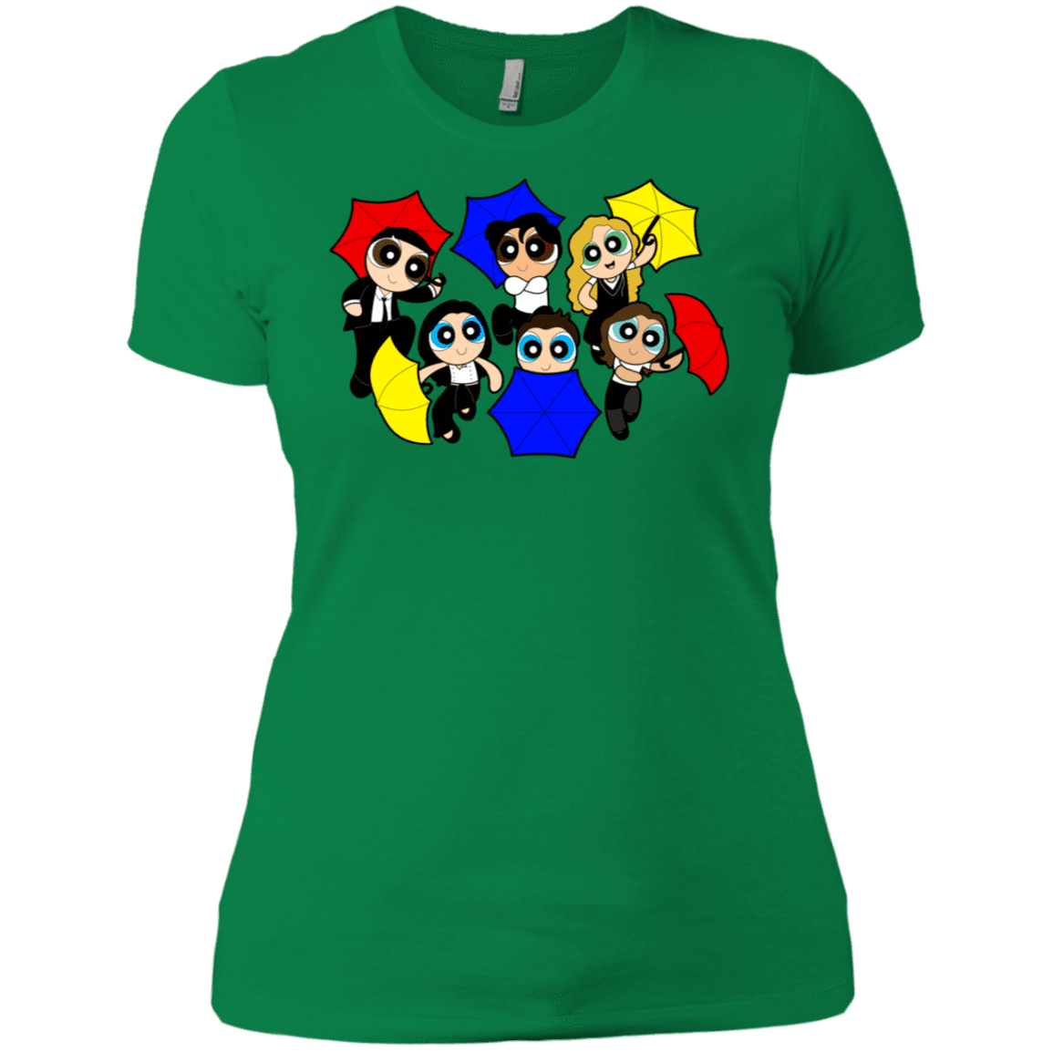 T-Shirts Kelly Green / X-Small Powerpuff Friends Women's Premium T-Shirt
