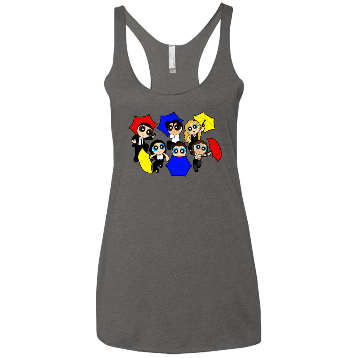 T-Shirts Premium Heather / X-Small Powerpuff Friends Women's Triblend Racerback Tank