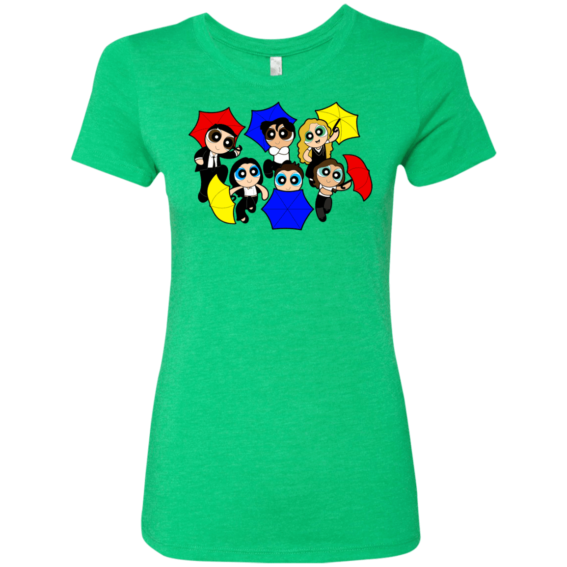 T-Shirts Envy / S Powerpuff Friends Women's Triblend T-Shirt