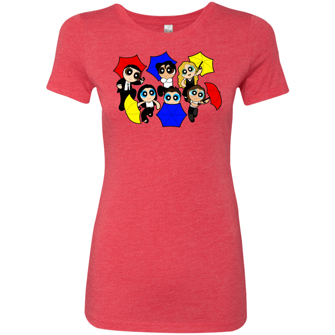 T-Shirts Vintage Red / S Powerpuff Friends Women's Triblend T-Shirt