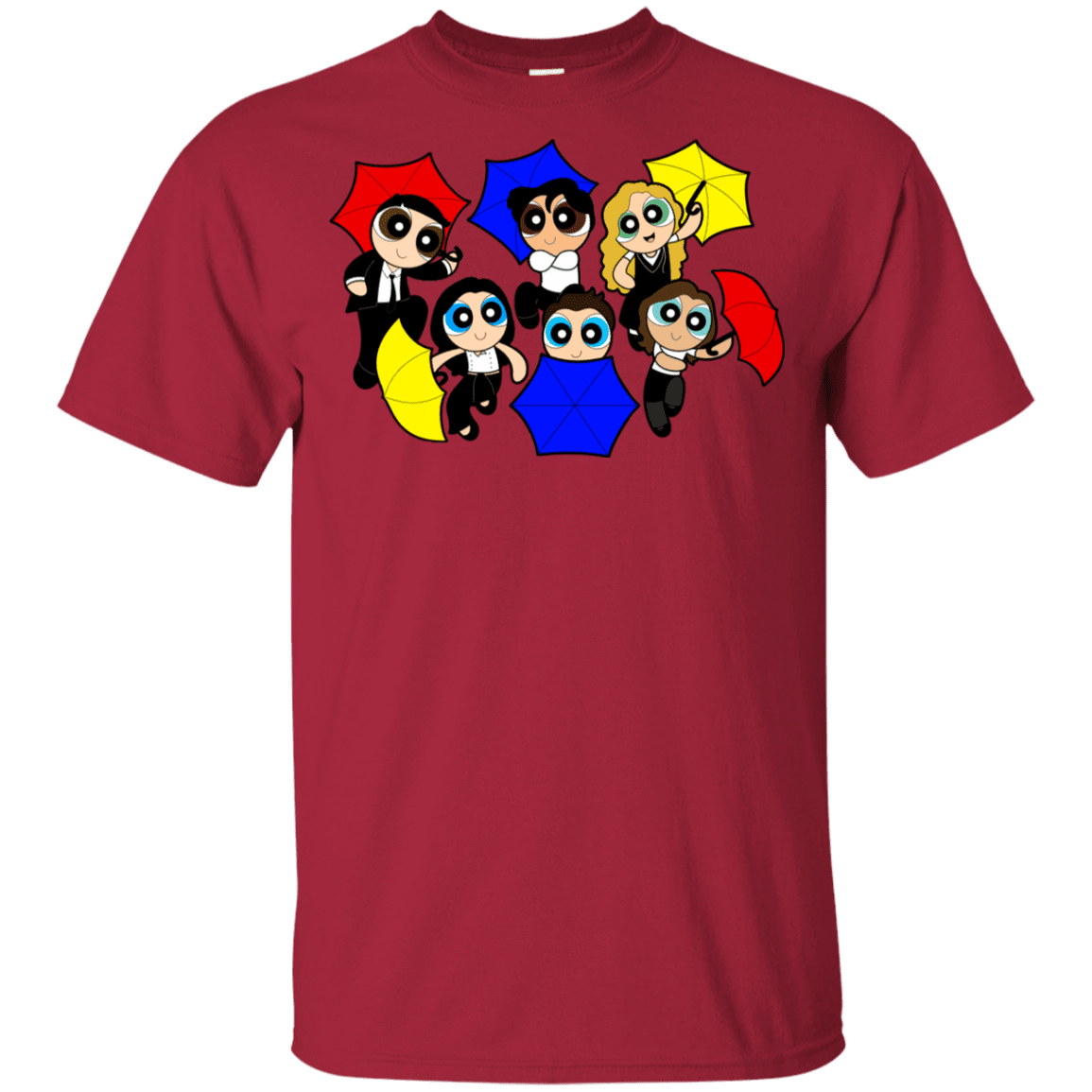 T-Shirts Cardinal / YXS Powerpuff Friends Youth T-Shirt