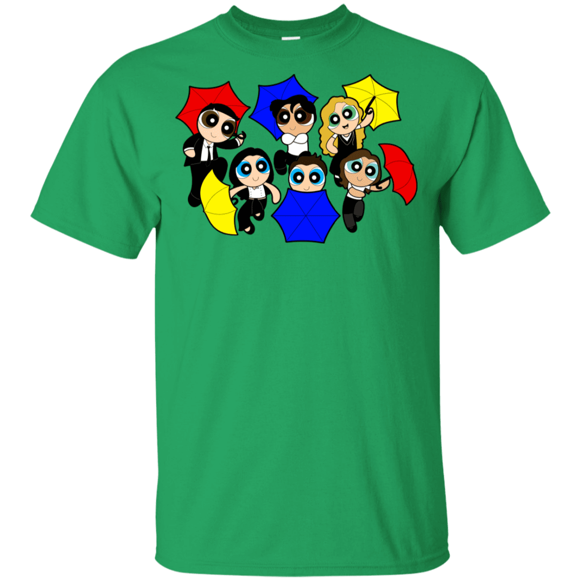 T-Shirts Irish Green / YXS Powerpuff Friends Youth T-Shirt