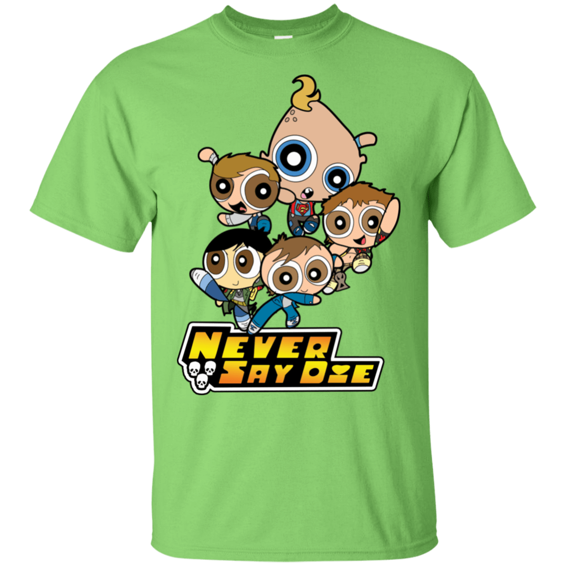 T-Shirts Lime / S Powerpuff Goonies T-Shirt