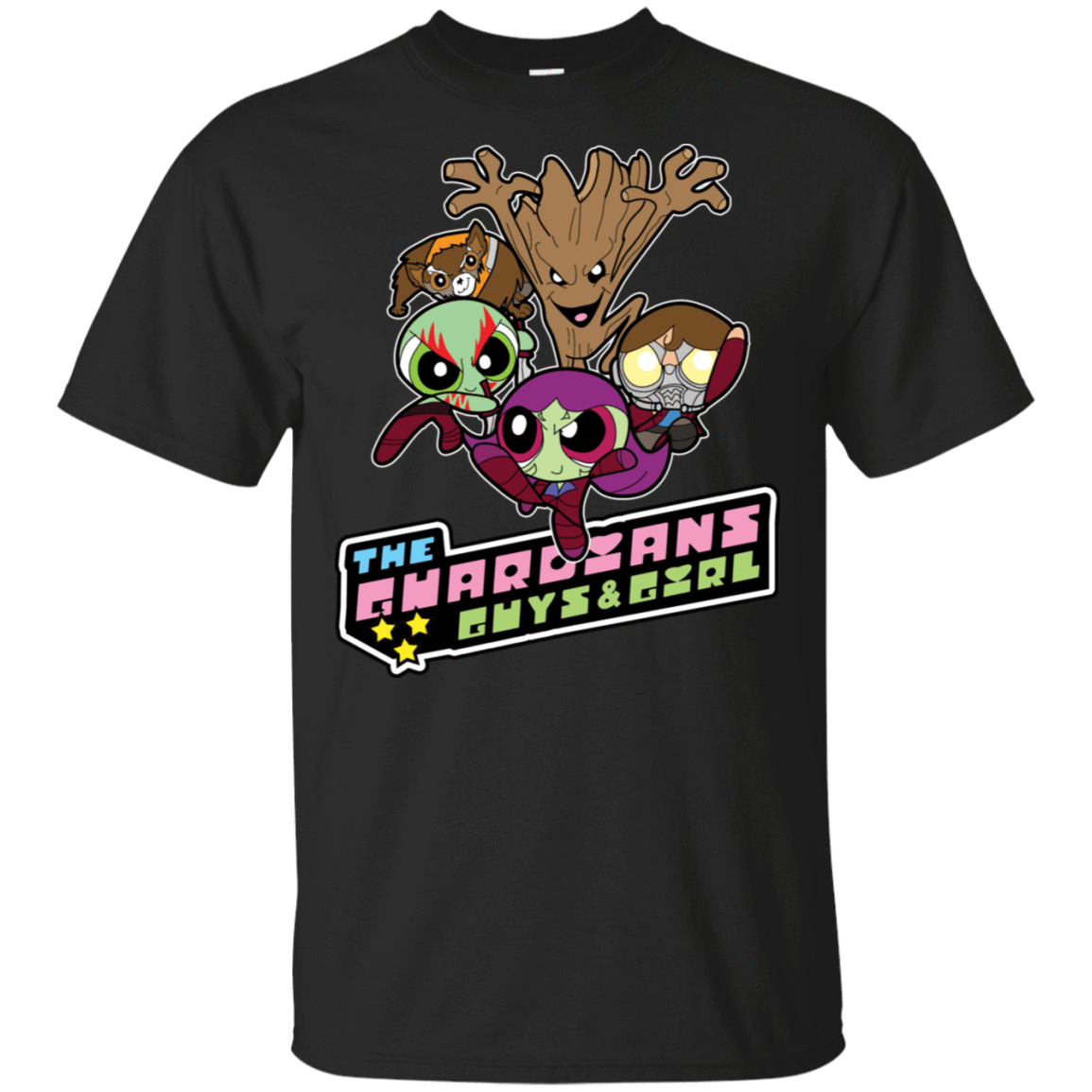 T-Shirts Black / S Powerpuff Guardians T-Shirt