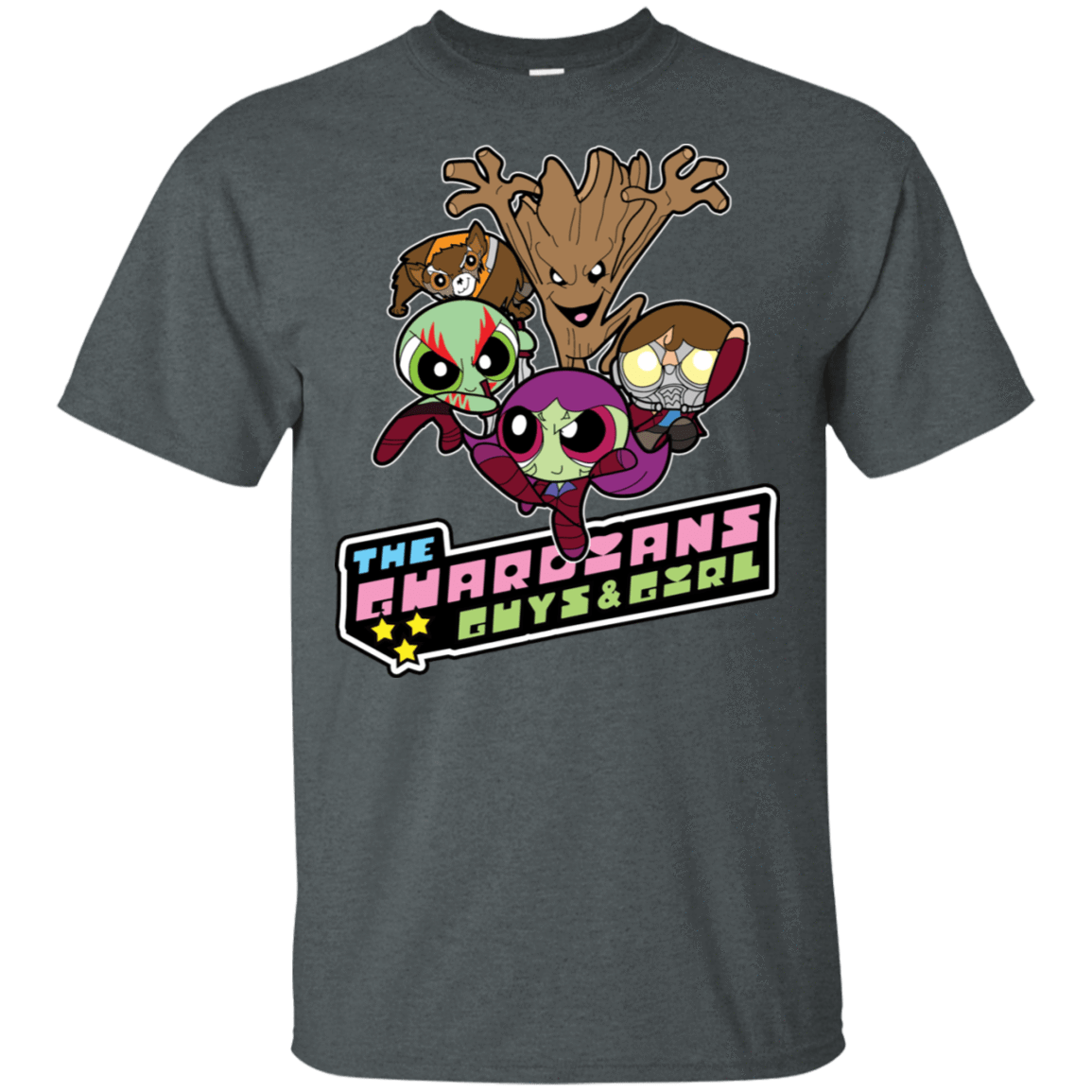 T-Shirts Dark Heather / S Powerpuff Guardians T-Shirt