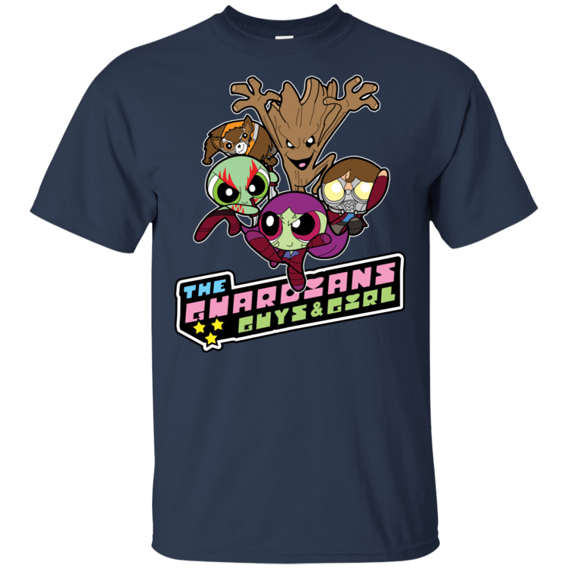 T-Shirts Navy / S Powerpuff Guardians T-Shirt