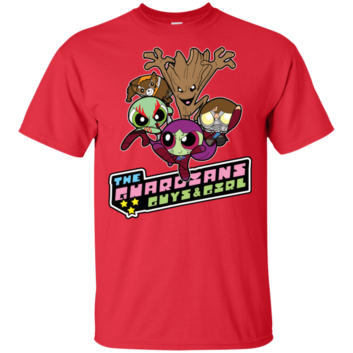 T-Shirts Red / S Powerpuff Guardians T-Shirt