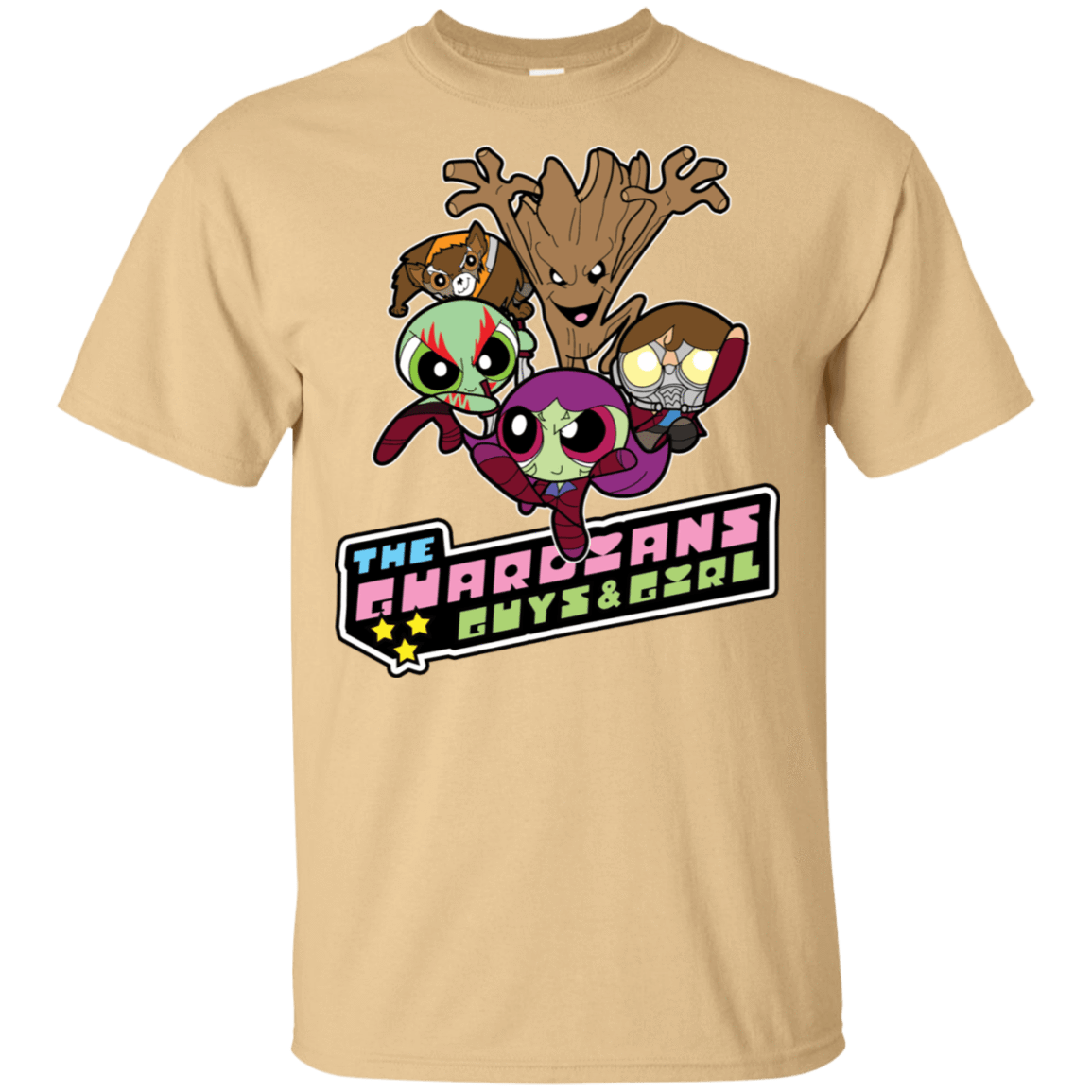 T-Shirts Vegas Gold / S Powerpuff Guardians T-Shirt