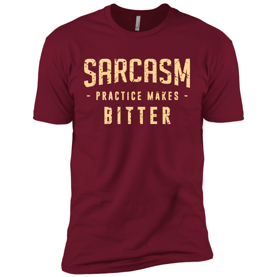 T-Shirts Cardinal / X-Small PRACTICE MAKES BITTER Men's Premium T-Shirt