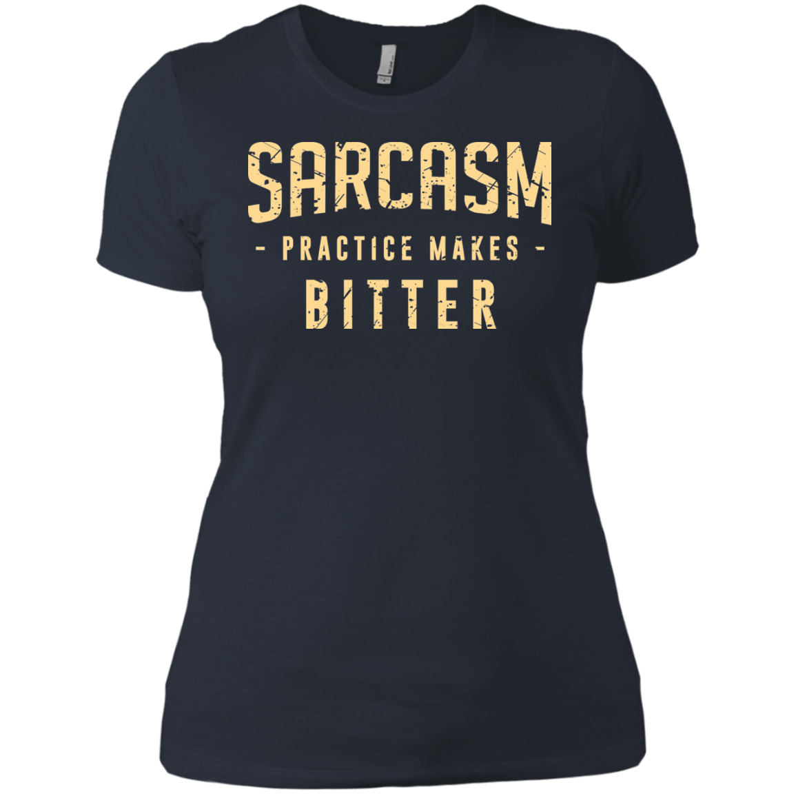 T-Shirts Indigo / X-Small PRACTICE MAKES BITTER Women's Premium T-Shirt