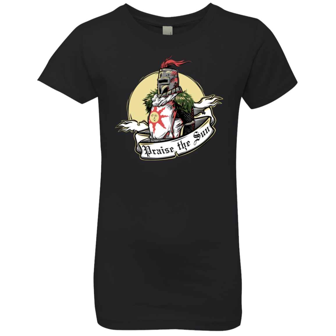 T-Shirts Black / YXS Praise the Sun Girls Premium T-Shirt