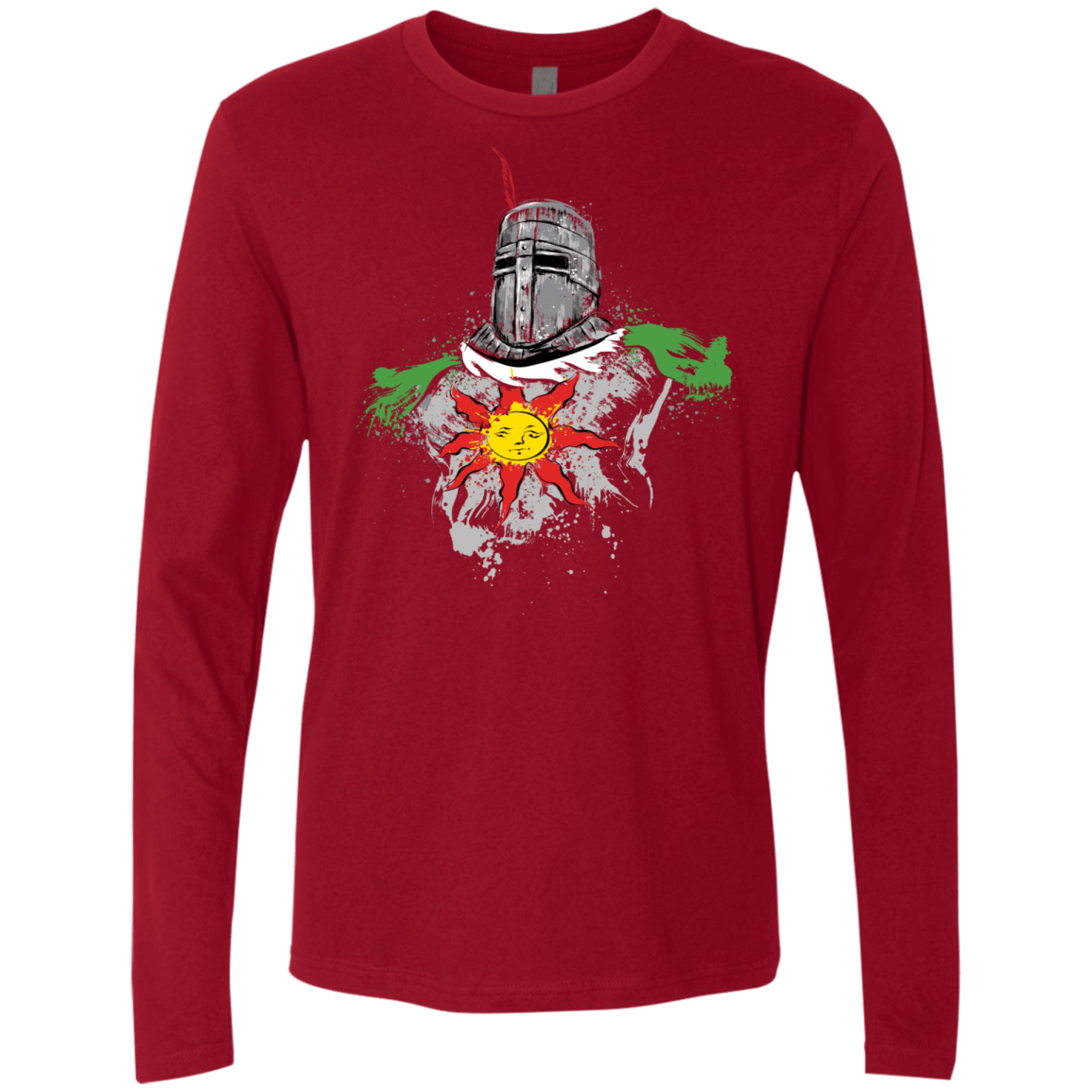 T-Shirts Cardinal / Small Praise the sun Men's Premium Long Sleeve