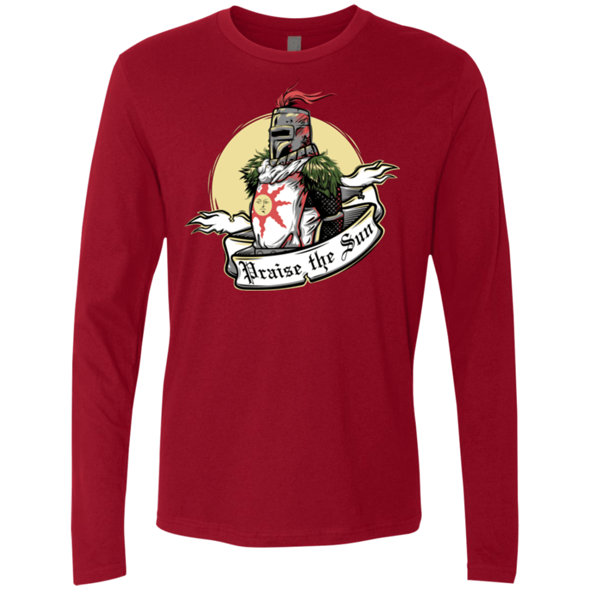 T-Shirts Cardinal / Small Praise the Sun Men's Premium Long Sleeve