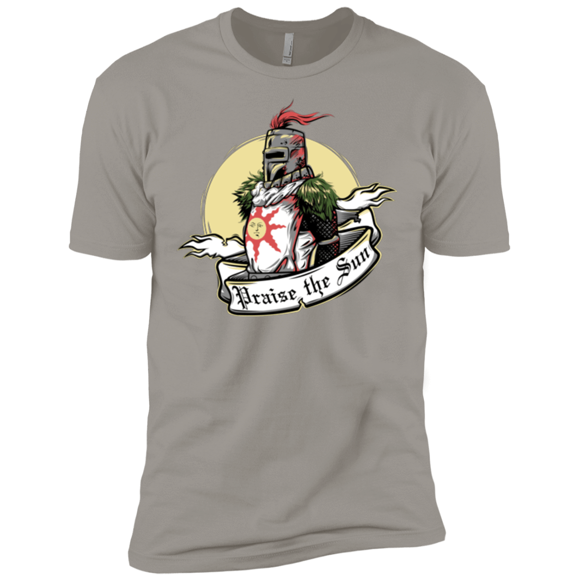 T-Shirts Light Grey / X-Small Praise the Sun Men's Premium T-Shirt
