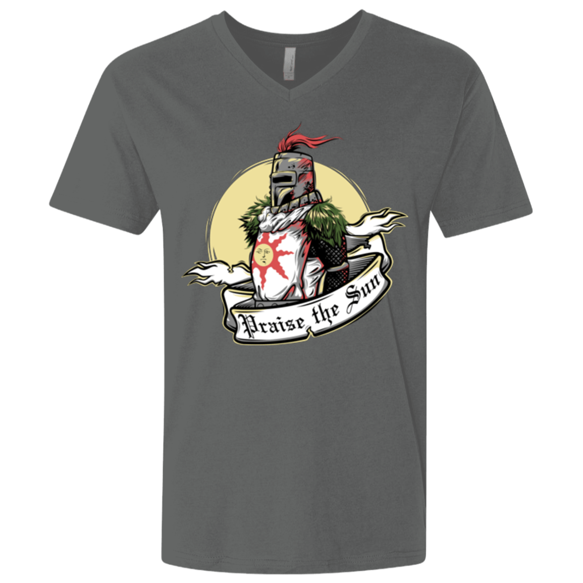 T-Shirts Heavy Metal / X-Small Praise the Sun Men's Premium V-Neck