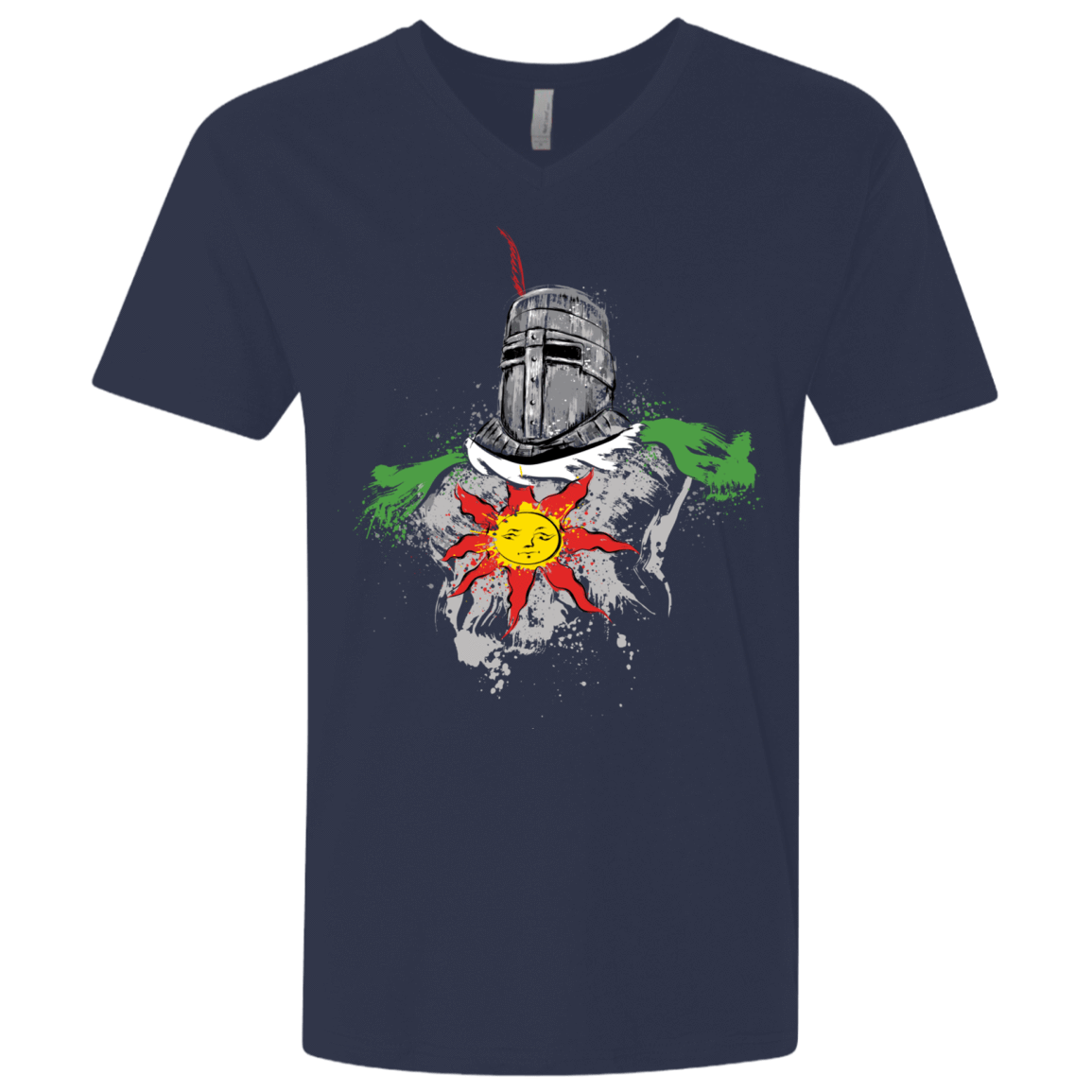 T-Shirts Midnight Navy / X-Small Praise the sun Men's Premium V-Neck