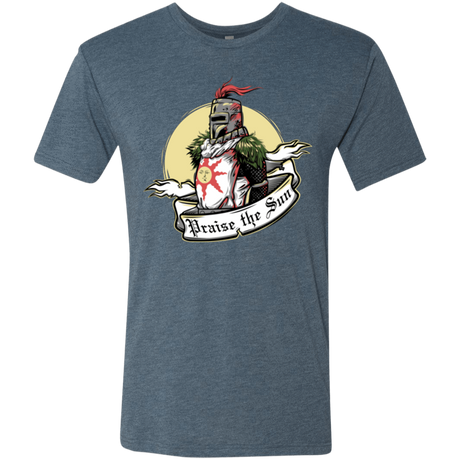T-Shirts Indigo / Small Praise the Sun Men's Triblend T-Shirt