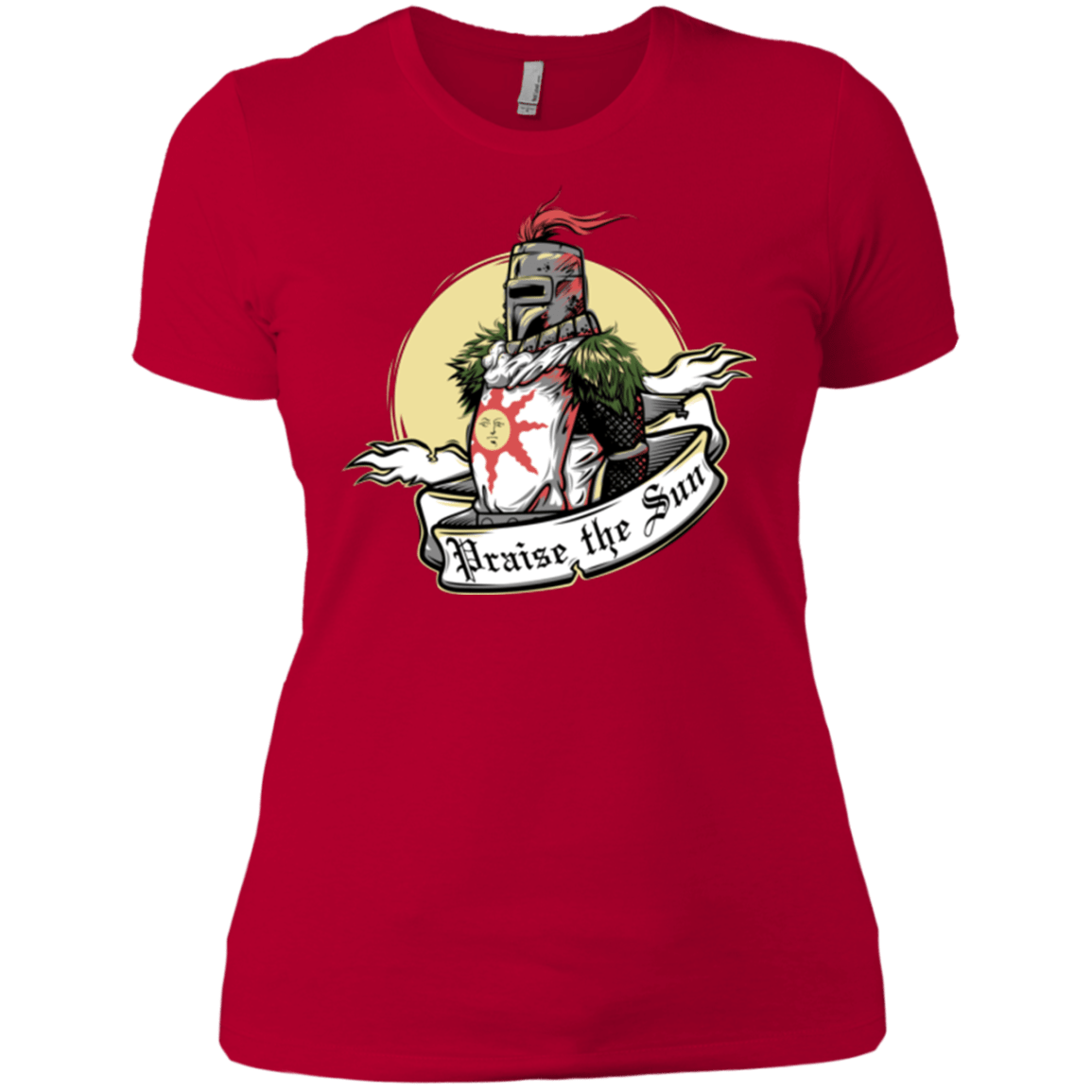 T-Shirts Red / X-Small Praise the Sun Women's Premium T-Shirt