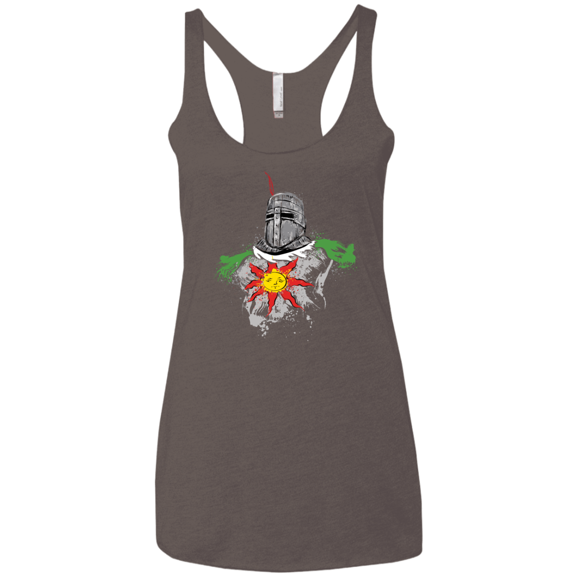 T-Shirts Macchiato / X-Small Praise the sun Women's Triblend Racerback Tank