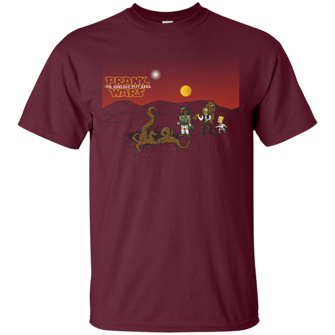 T-Shirts Maroon / S Prank Wars T-Shirt