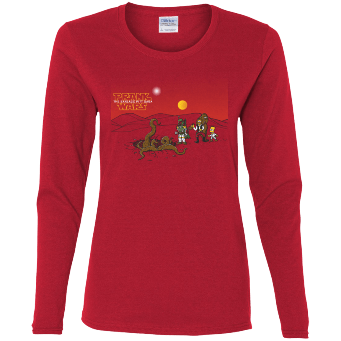 T-Shirts Red / S Prank Wars Women's Long Sleeve T-Shirt