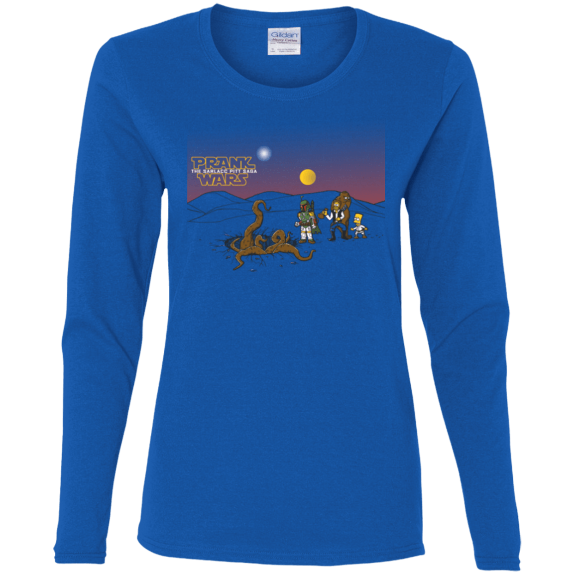 T-Shirts Royal / S Prank Wars Women's Long Sleeve T-Shirt