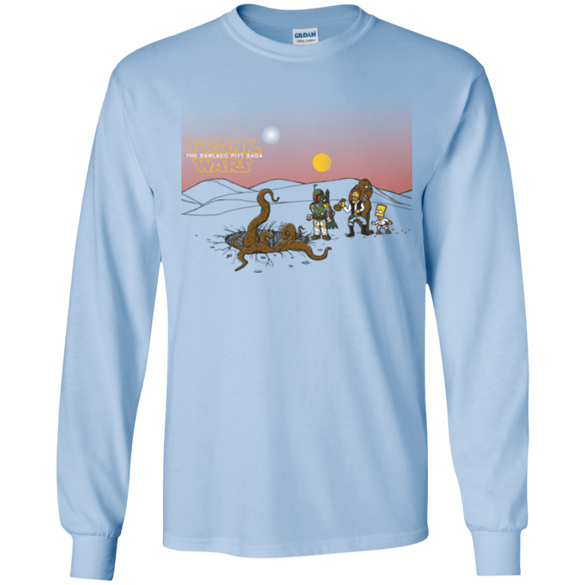 T-Shirts Light Blue / YS Prank Wars Youth Long Sleeve T-Shirt