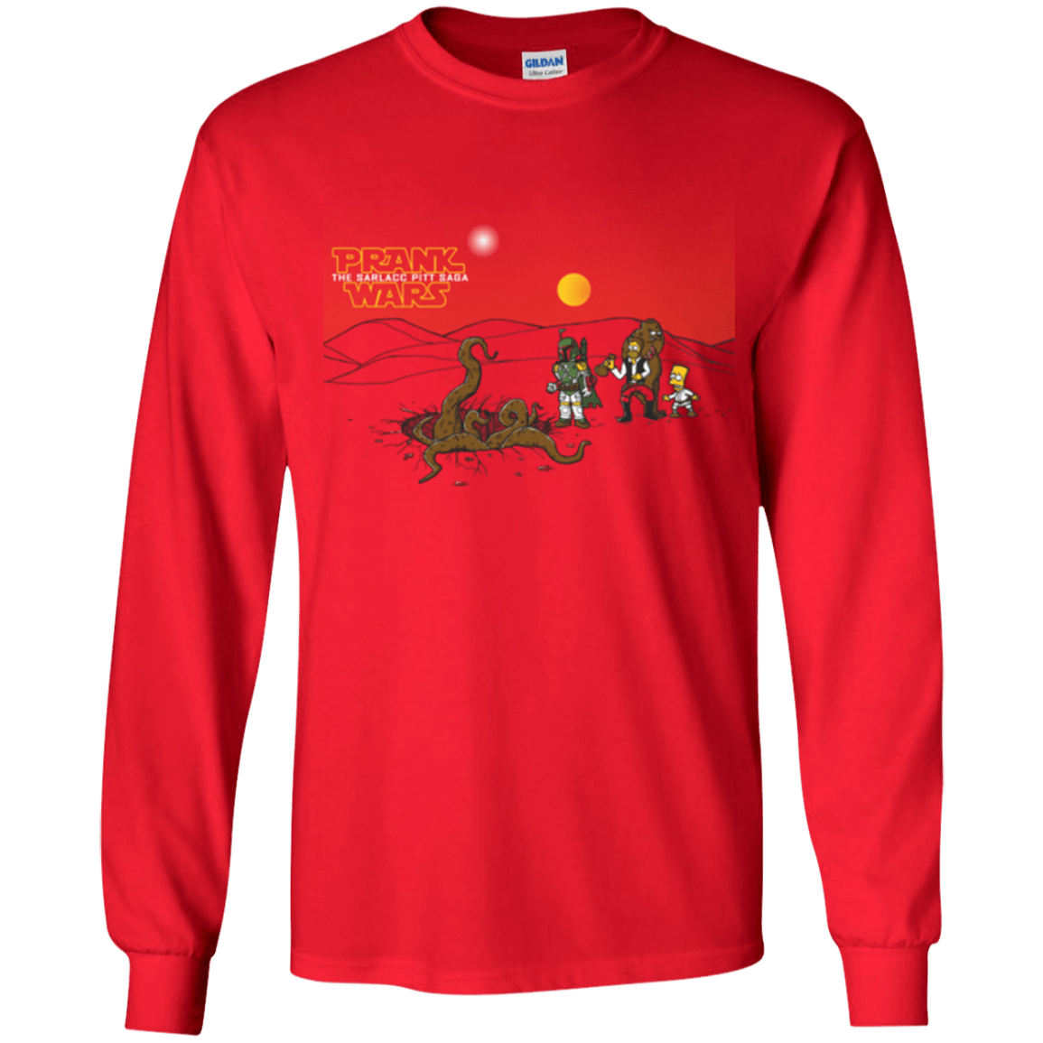 T-Shirts Red / YS Prank Wars Youth Long Sleeve T-Shirt