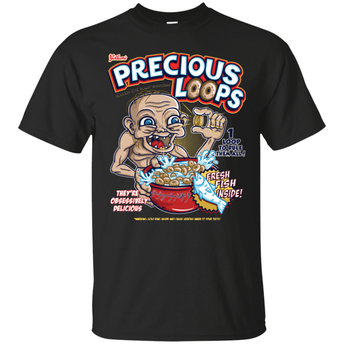 T-Shirts Black / Small Precious Loops T-Shirt
